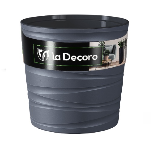 Кашпо пласт Модерн Мини 8л антрацит _8