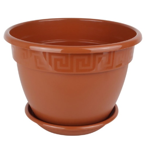 Горшок пласт АНТИК 10_0л терракот _5