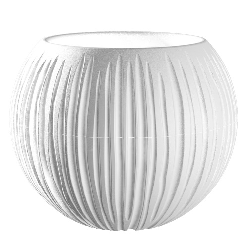 Кашпо пласт СФЕРА 1_7л белый _8