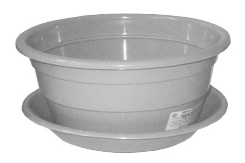 Кашпо пласт ФИАЛКА 0_5л мрамор _100