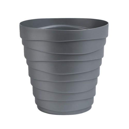 Кашпо пласт Бархан 2_25л серебряный _16