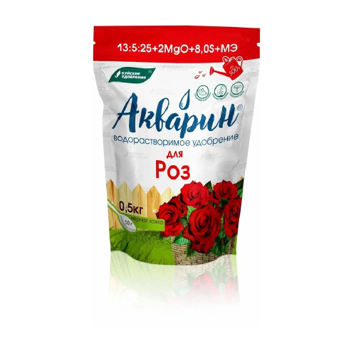 Удоб БХЗ Акварин _Для роз_ 0_5кг(дой-пак) _12