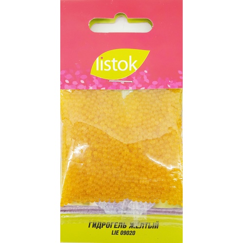 Гидрогель LISTOK ЖЕЛТЫЙ 20гр  _400