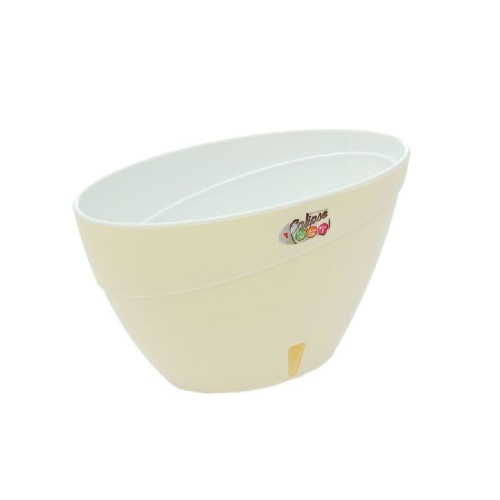 Горшок вазон пласт CALIPSO 2 л крем-бел  _21