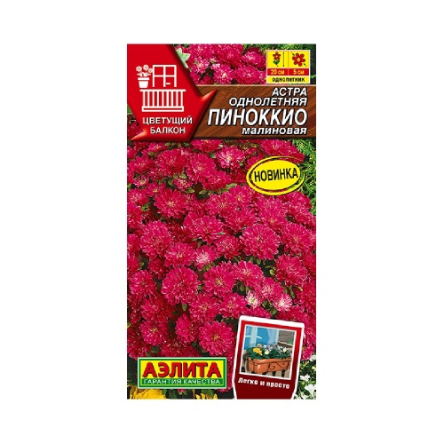 Астра Пиноккио малиновая 0_05гр  _10