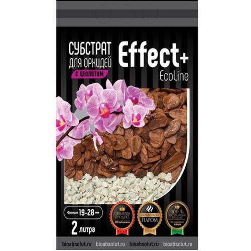 Субстрат _Effect+_ для орхидей EcoLine 19-28мм с цеолитом 2л _20