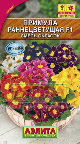 Примула Раннецветущая F1 смесь 7шт  _10