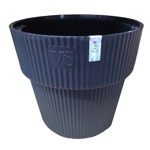 Горшок пласт Алемар VipSet 19л черный _