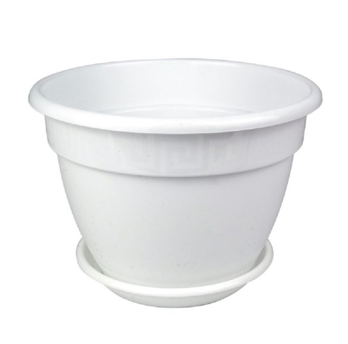Горшок пласт АНТИК  1_6л белый _35