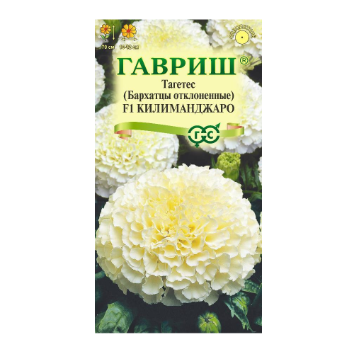Бархатцы Килиманджаро прямостоячие  0_05гр_10