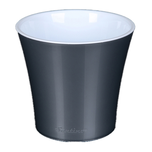 Горшок пласт АРТЕ 0_6л металлик-белый _45