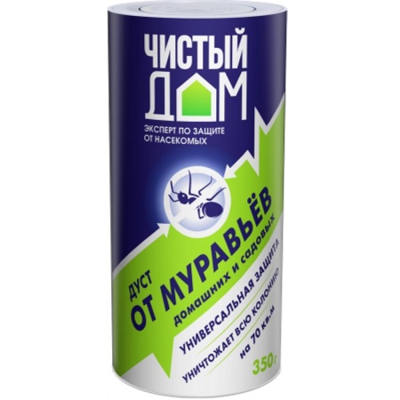Дуст от муравьев ЧИСТЫЙ ДОМ 350гр  _12