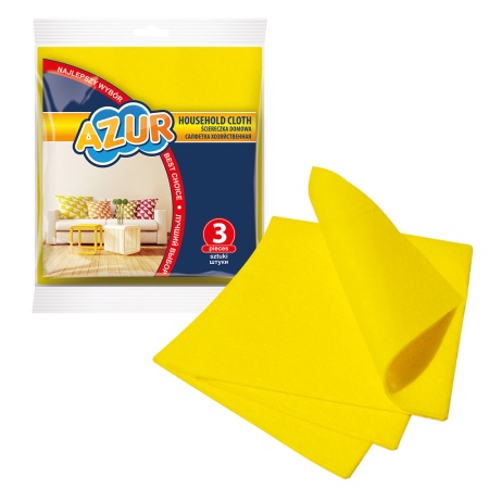Салфетка AZUR Домашняя 3шт _100