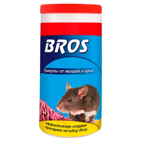 Гранулы BROS от крыс и мышей 250гр _15