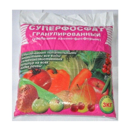 Удоб СУПЕРФОСФАТ гранул азот-фосфорное Пермь 3кг _10_400