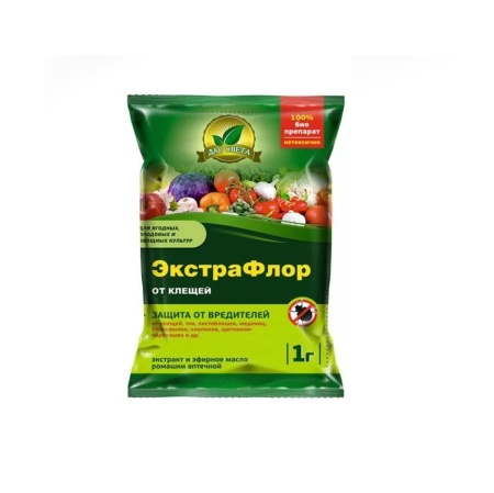 ЭКСТРАФЛОР №11 от клещей 1гр  _200