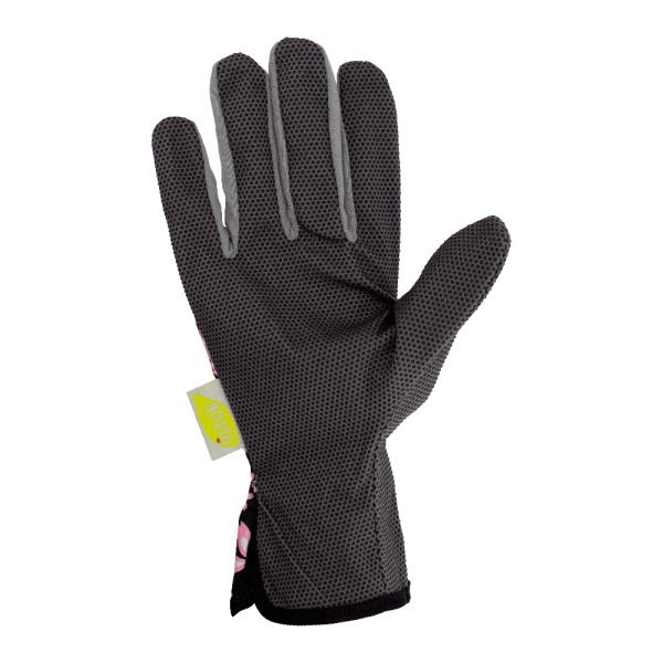 Перчатки сад LISTOK х/б с ПВХ розовый М /12/240