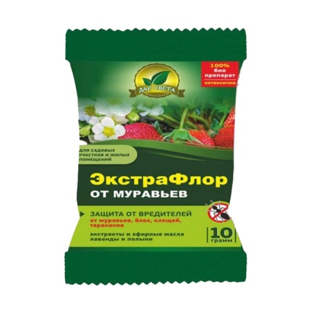 ЭКСТРАФЛОР от муравьев 10гр  _200