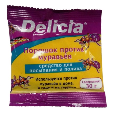 Порошок-приманка от муравьев DELICIA  30гр  _100