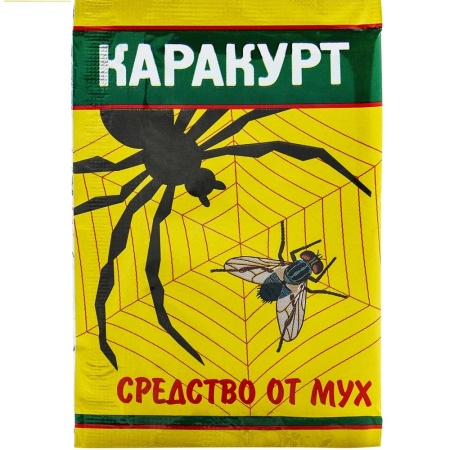 Гранулы от мух КАРАКУРТ 10г _ 100