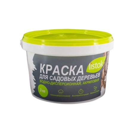 Краска садовая LISTOK 3кг  _8