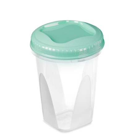 Банка д_сыпучих продуктов Тондо 0_9л с завинч.крышкой  _16