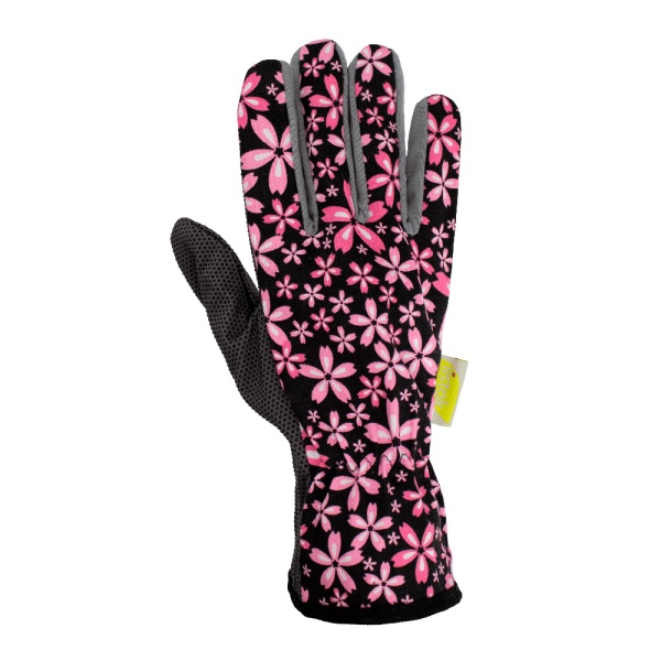 Перчатки сад LISTOK х/б с ПВХ розовый М /12/240