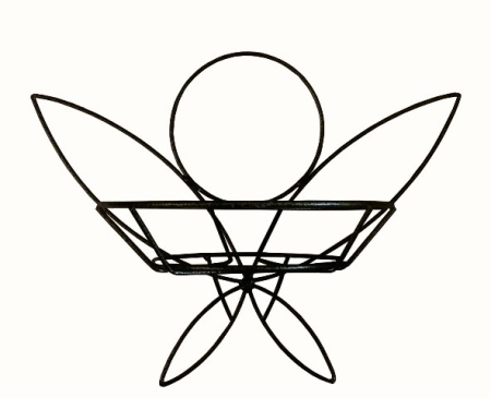 Подставка д_цветов  1яч настенная Соло 4 _5