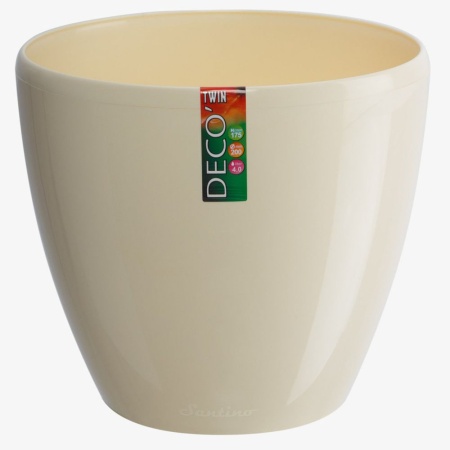 Горшок пласт DECO TWIN  5_8 л крем _16